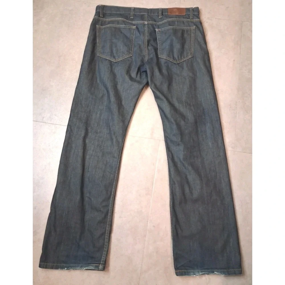 Marks & Spencer Autograph Straight Jeans Mens Size 38X33 - Picture 3 of 12